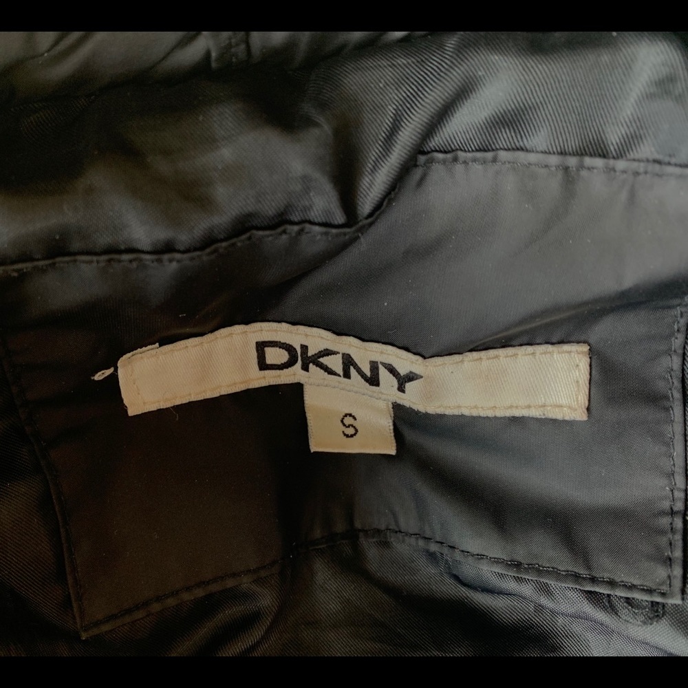 DKNY down + removable faux fur collar Coat - Picture 5 of 7
